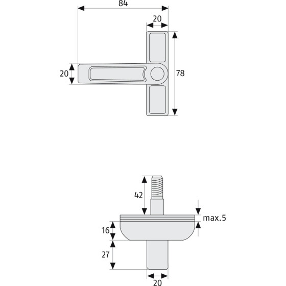 Abus Fenster-Zusatzsicherung 2510