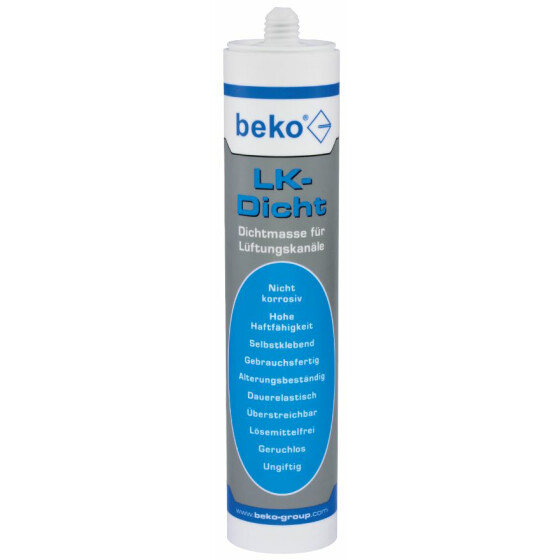 beko LK-Dicht 310 ml grau Dichtmasse für Lüftungskanäle 230 505