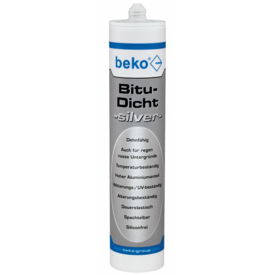 beko Bitu-Dicht -silver- 310 ml silbergrau 1-Komponenten Bitumendichtmasse 234 310