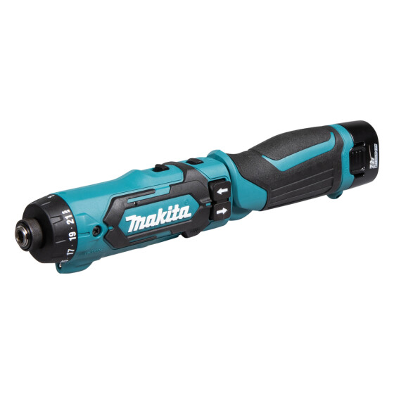 Makita Akku-Knickschrauber 7,2V 200/650 min-1 5,6 Nm DF012DZ