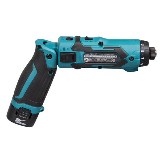 Makita Akku-Knickschrauber 7,2V 200/650 min-1 5,6 Nm DF012DSE