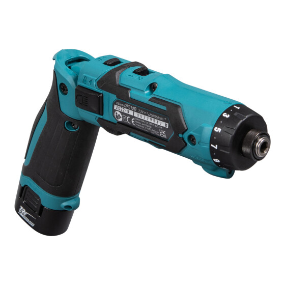 Makita Akku-Knickschrauber 7,2V 200/650 min-1 5,6 Nm DF012DSE