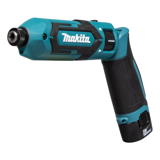 Makita Akku-Knickschlagschrauber 7,2V 1/4" 25 Nm 0-2.450 min-1 TD022DSE