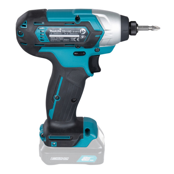 Makita Akku-Schlagschrauber 12V max. 1/4" 110 Nm 0-2.600 min-1 TD110DZ