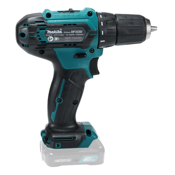 Makita Akku-Bohrschrauber 12V max. 30 Nm 0-1.700 min-1 DF333DZ