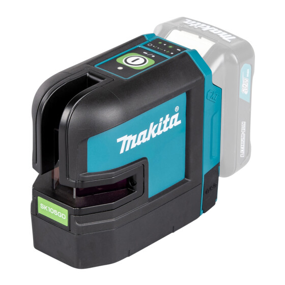 Makita Akku-Kreuzlinienlaser 12V max. 35 m SK105GDZ