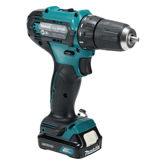 Makita Akku-Bohrschrauber 12V max. 30 Nm 0-1.700 min-1 DF333DSAE