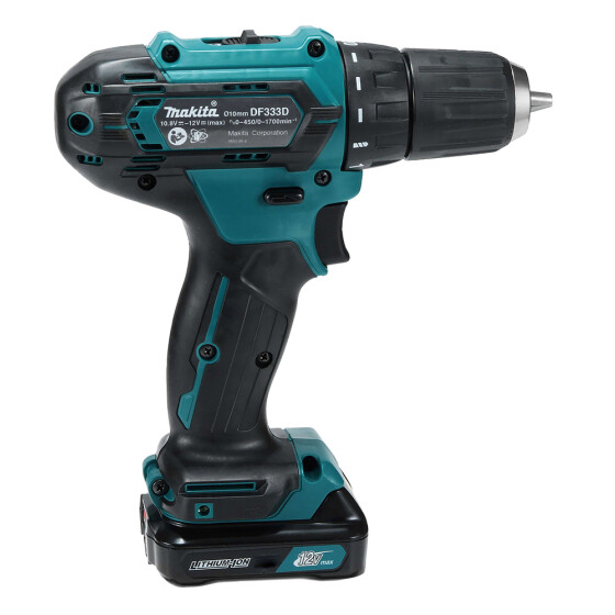 Makita Akku-Bohrschrauber 12Vmax. 30 Nm 0-1.700 min-1 DF333DSAL1