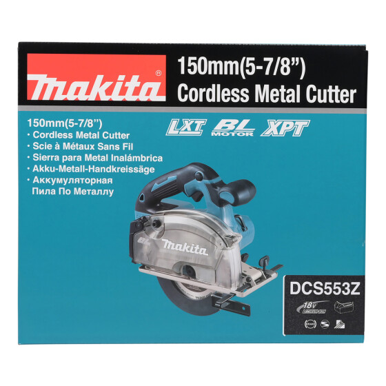 Makita Akku-Metallhandkreissäge 18V 150 mm 4.200 min-1 DCS553Z