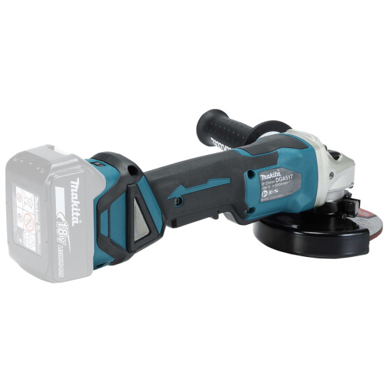 Makita Akku-Winkelschleifer 18V 125 mm 3.000-8.500 min-1 DGA517Z