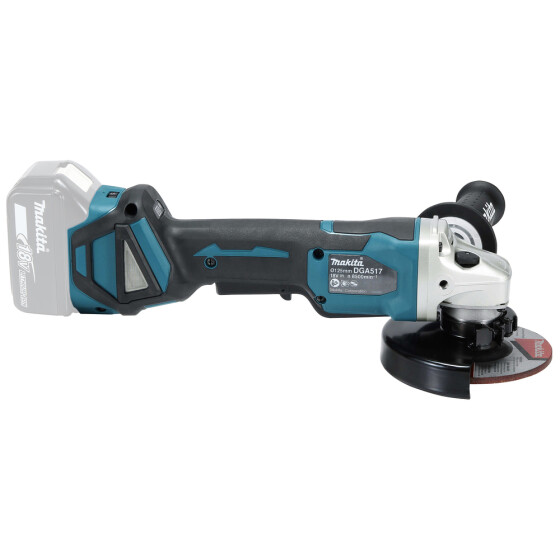 Makita Akku-Winkelschleifer 18V 125 mm 3.000-8.500 min-1 DGA517Z