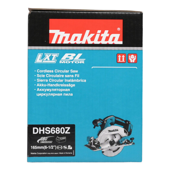 Makita Akku-Handkreissäge 18V 57 mm 5.000 min-1 DHS680Z