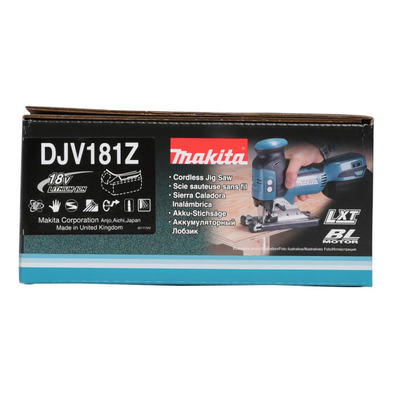 Makita Akku-Pendelhubstichsäge 18V 800-3.500 min-1 135 mm DJV181Z