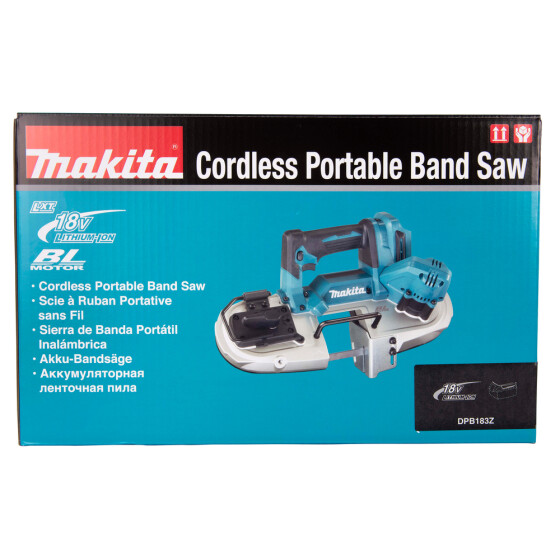 Makita Akku-Bandsäge 18V 0-3,2 m/s 66 mm DPB183Z