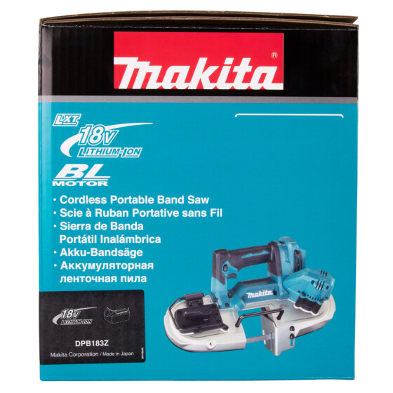 Makita Akku-Bandsäge 18V 0-3,2 m/s 66 mm DPB183Z