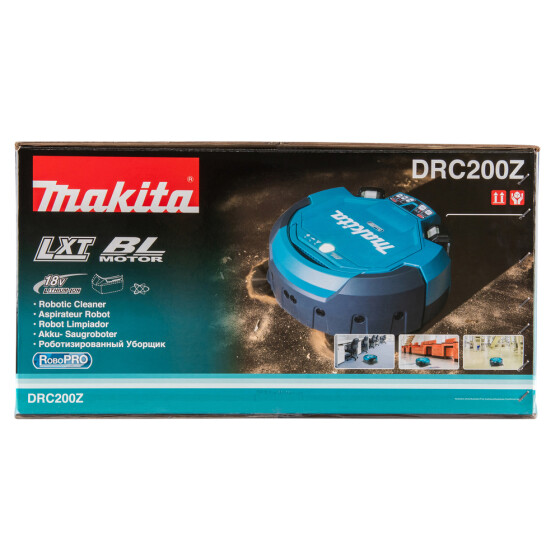 Makita Akku-Saugroboter 18V 2,5 l 500 m2 DRC200Z