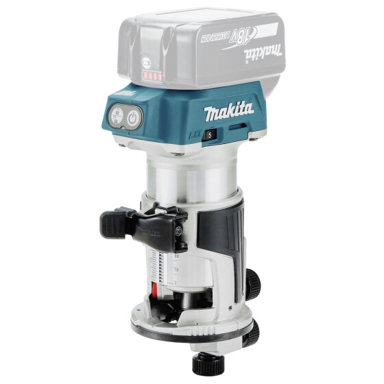 Makita Akku-Multifunktionsfräse 18V 6/8 mm DRT50ZJX2