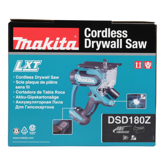 Makita Akku-Trockenbausäge 18V 15 mm 0-6.000 min-1 DSD180Z