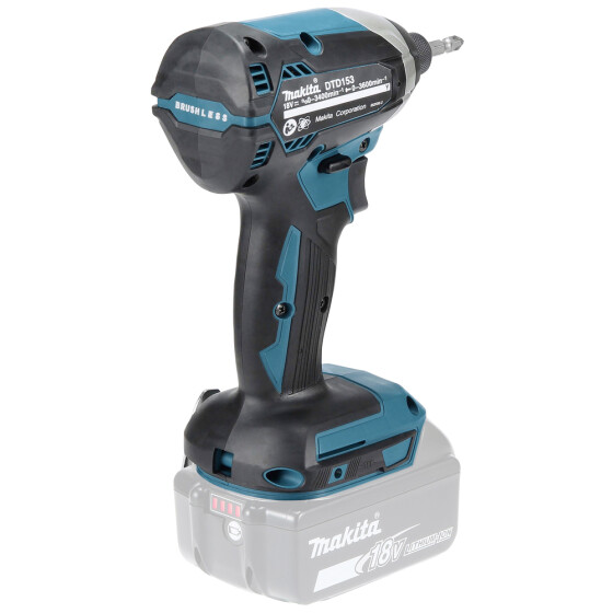 Makita Akku-Schlagschrauber 18V 1/4" 170 Nm 0-3.400 min-1 DTD153Z