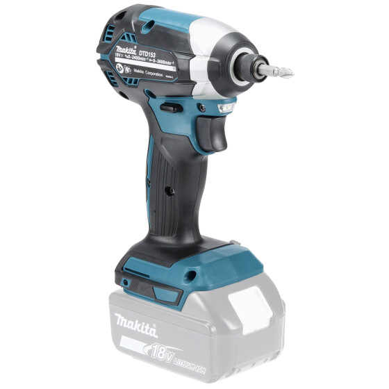 Makita Akku-Schlagschrauber 18V 1/4" 170 Nm 0-3.400 min-1 DTD153Z