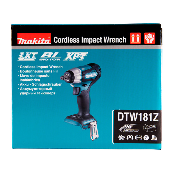 Makita Akku-Schlagschrauber 18V 1/2" 210 Nm 0-2.400 min-1 DTW181Z