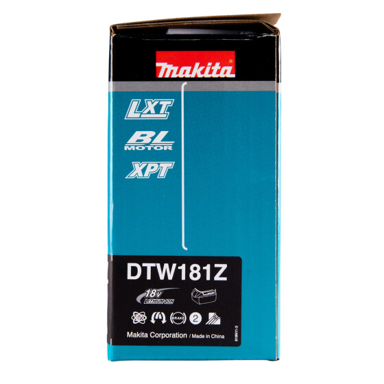 Makita Akku-Schlagschrauber 18V 1/2" 210 Nm 0-2.400 min-1 DTW181Z