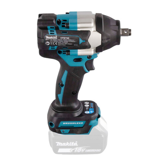 Makita Akku-Schlagschrauber 18V 1/2" 700 Nm 0-2.200 min-1 DTW700Z