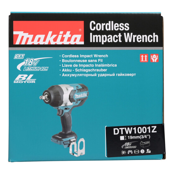 Makita Akku-Schlagschrauber 18V 3/4" 1.050 Nm 0-1.800 min-1 DTW1001Z