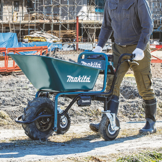 Makita Akku-Schubkarre 18V 130 kg 0-1,5/3,5 km/h DCU180Z