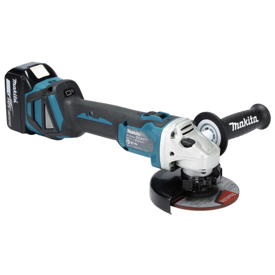 Makita Akku-Winkelschleifer 18V 125 mm 3.000-8.500 min-1 DGA511RTJ