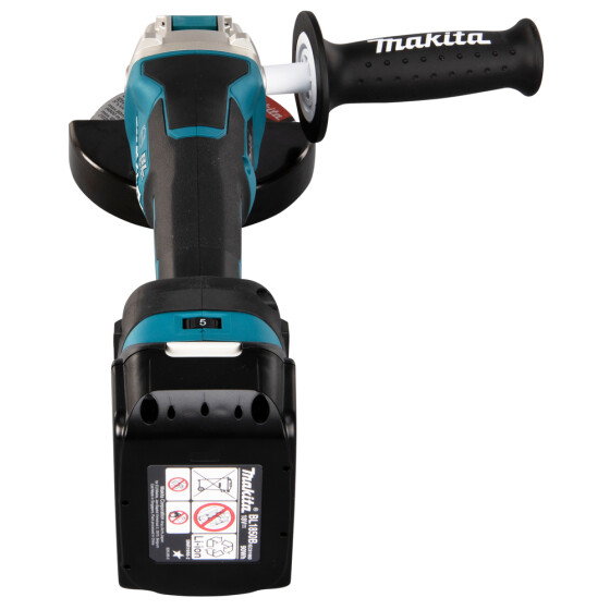 Makita Akku-Winkelschleifer 18V 125 mm X-LOCK 3.000-8.500 min-1 DGA519RTJ