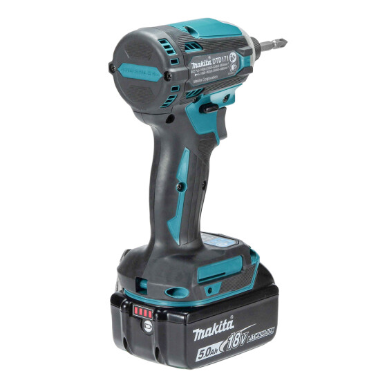 Makita Akku-Schlagschrauber 18V 1/4" 180 Nm 0-3.600 min-1 DTD171RTJ