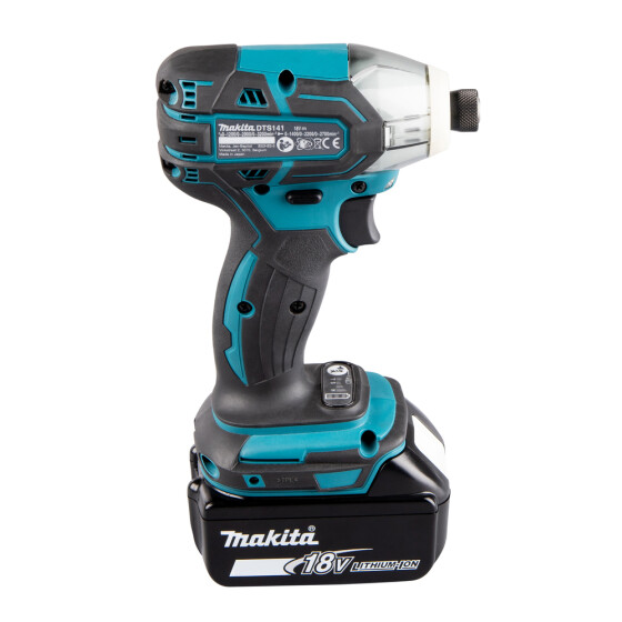 Makita Akku-Impulsschrauber 18V 1/4" 40 Nm 0-3.200 min-1 DTS141RTJ