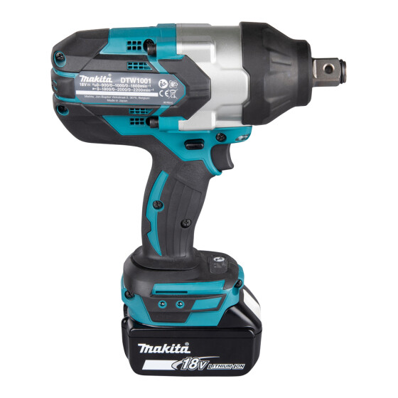 Makita Akku-Schlagschrauber 18V 3/4" 1.050 Nm 0-1.800 min-1 DTW1001RTJ