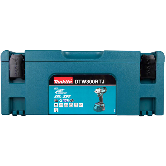 Makita Akku-Schlagschrauber 18V 1/2" 330 Nm 0 - 3.200 min-1 DTW300RTJ