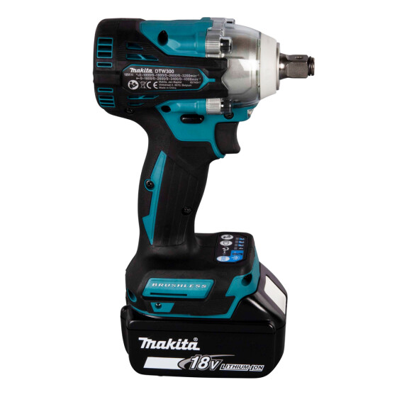 Makita Akku-Schlagschrauber 18V 1/2" 330 Nm 0 - 3.200 min-1 DTW300RTJ