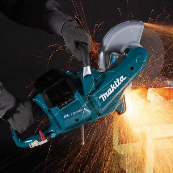 Makita Akku-Trennschleifer 2x18V 230 mm 6.600 min-1 DCE090ZX1