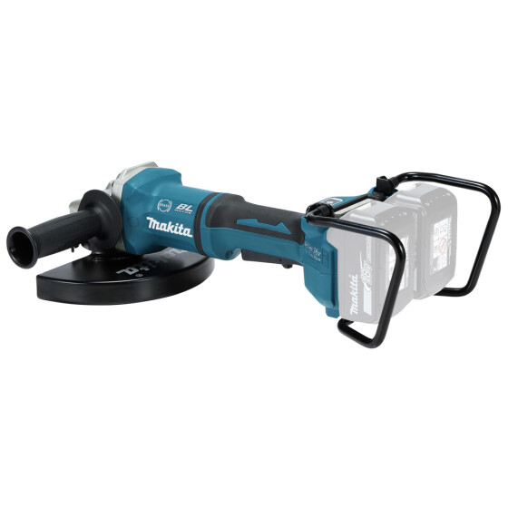 Makita Akku-Winkelschleifer 2x18V 230 mm 6.000 min-1 DGA901ZKU2