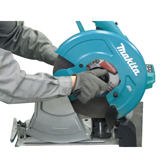 Makita Akku-Trennschleifmaschine 2x18V 355 mm 3.800 min-1 DLW140Z