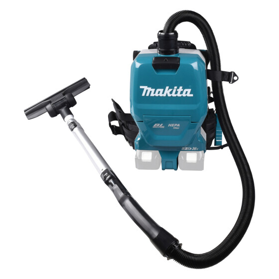 Makita Akku-Rucksackstaubsauger 2x18V 110 mbar 2l DVC261ZX15