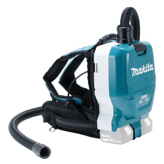 Makita Akku-Rucksackstaubsauger 2x18V 110 mbar 2 l DVC265ZXU