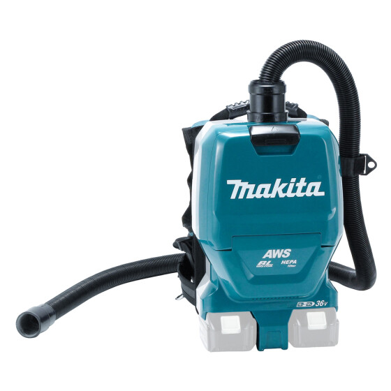 Makita Akku-Rucksackstaubsauger 2x18V 110 mbar 2 l DVC265ZXU