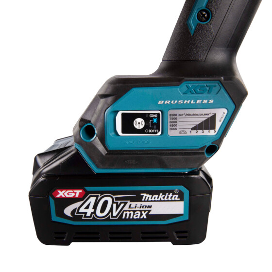 Makita Akku-Winkelschleifer XGT 40V max. 125 mm 3.000-8.500 min-1 GA023GZ