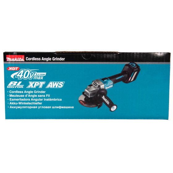 Makita Akku-Winkelschleifer XGT 40V max. 125 mm 3.000-8.500 min-1 GA023GZ