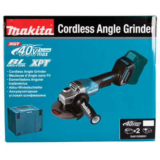 Makita Akku-Winkelschleifer XGT 40V max. 125 mm GA013GM201