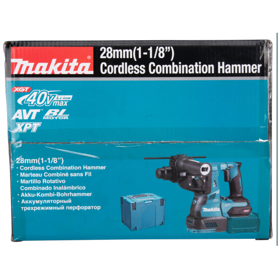 Makita Akku-Kombihammer XGT 40V max. SDS-PLUS 2,8 J 28 mm HR003GM201