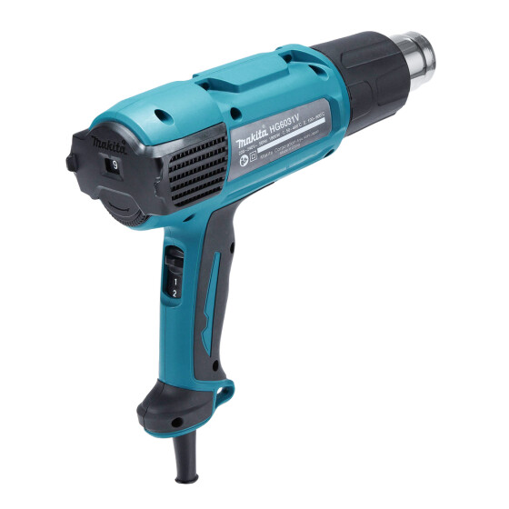 Makita Heißluftgebläse 1.800 W 250/550 l/min 50-600° C HG6031VK