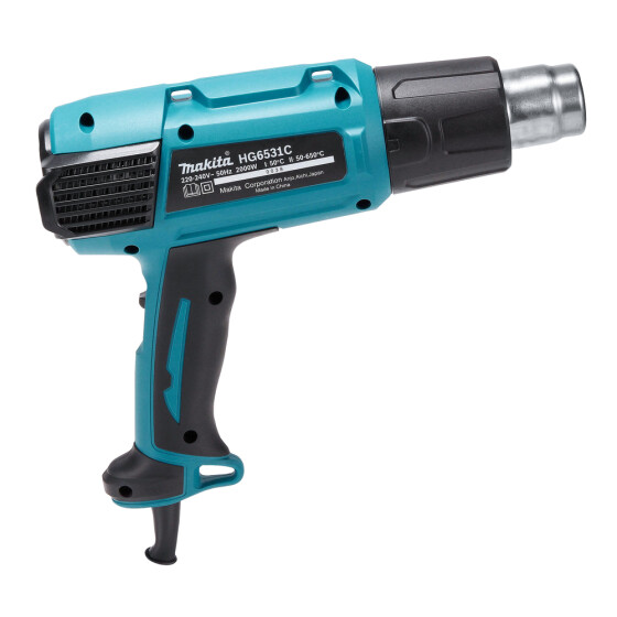 Makita Heißluftgebläse 2.000 W 200-550 l/min 50-650° C HG6531CK