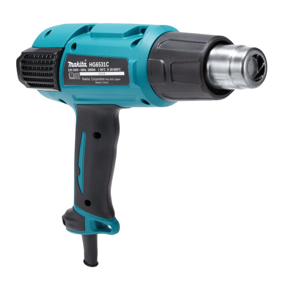 Makita Heißluftgebläse 2.000 W 200-550 l/min 50-650° C HG6531CK