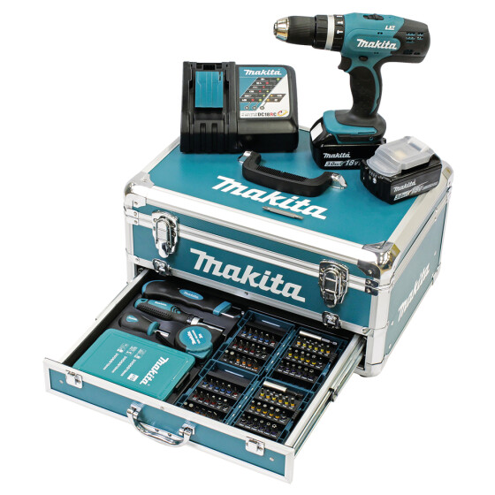 Makita Akku-Schlagbohrschrauber 18V 42 Nm 0-1.300 min-1 DHP453RFX2